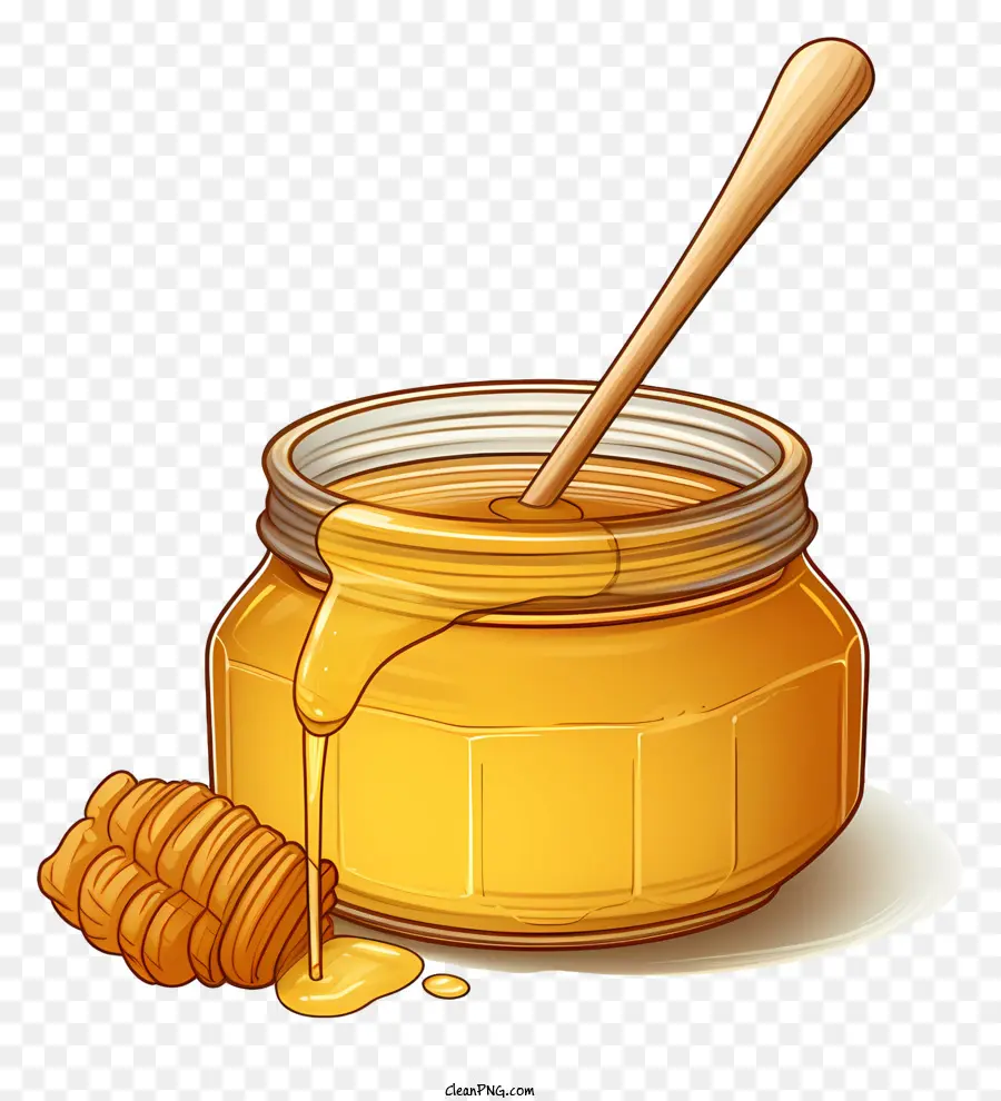 العسل，جرة من العسل PNG