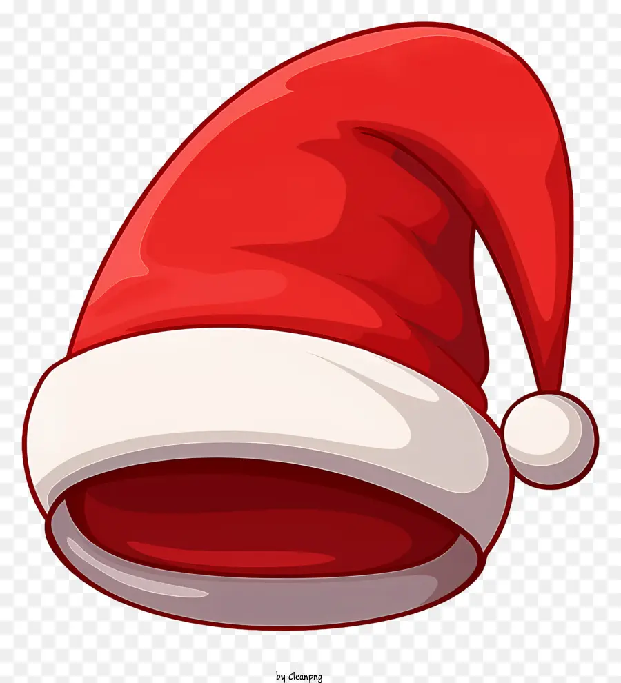 قبعة سانتا كلوز，رمز عيد الميلاد PNG