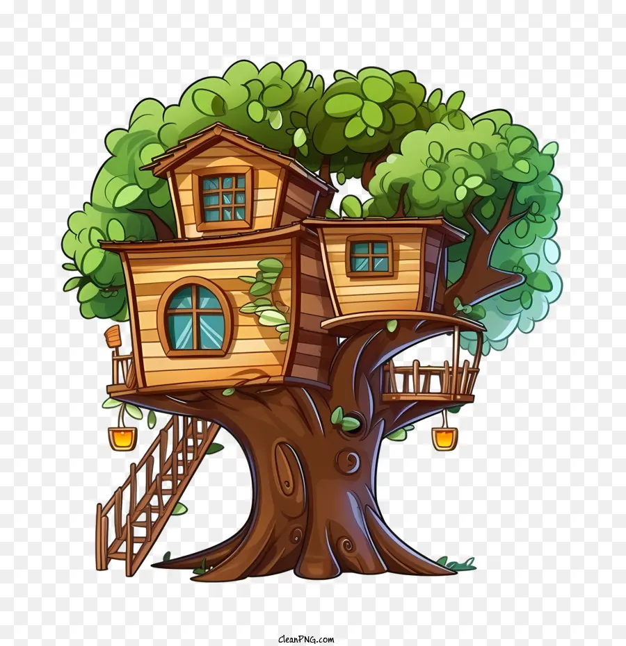منزل الشجرة，مرفوع PNG