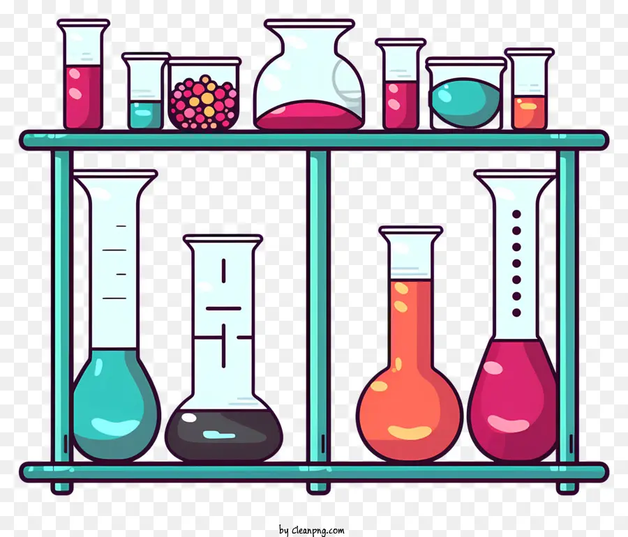 معدات المختبرات，معدات المختبرات الملونة PNG