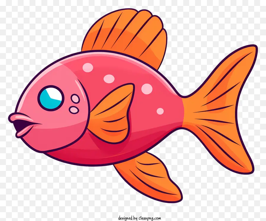 الكرتون الأسماك，السمك الوردي PNG