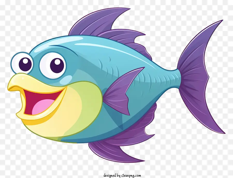 الكرتون الأسماك，السمك المبتسم PNG