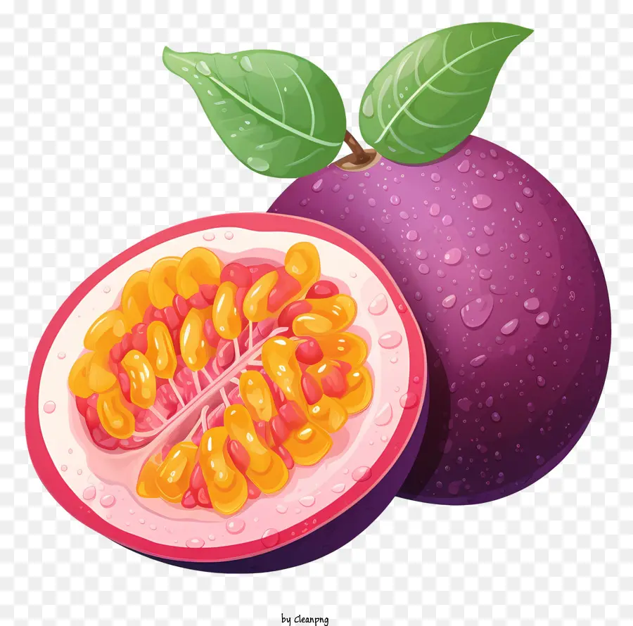 الأرجواني الأناناس，الفاكهة الاستوائية PNG