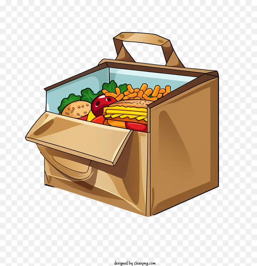 حقيبة توصيل الطعام，حقيبة الغداء PNG