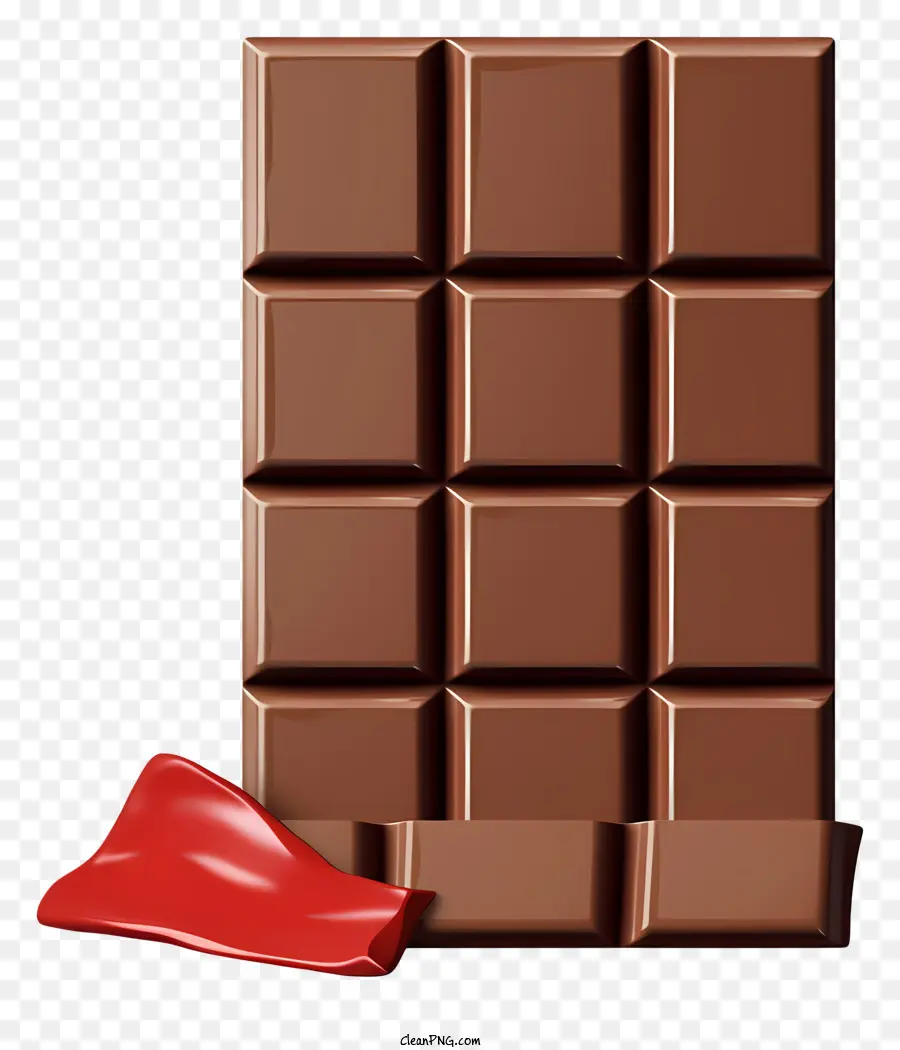 الشوكولاته بار，غلاف أحمر PNG