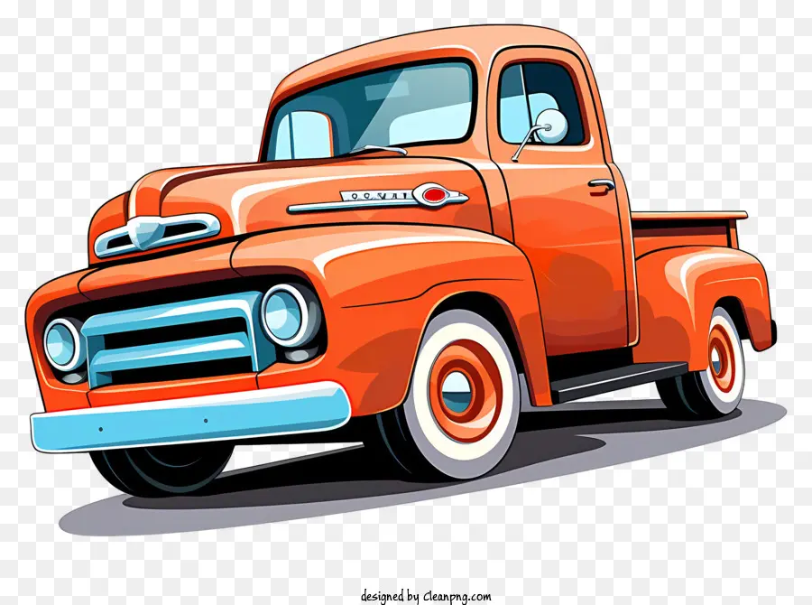 شاحنة برتقالية，شاحنة خمر PNG