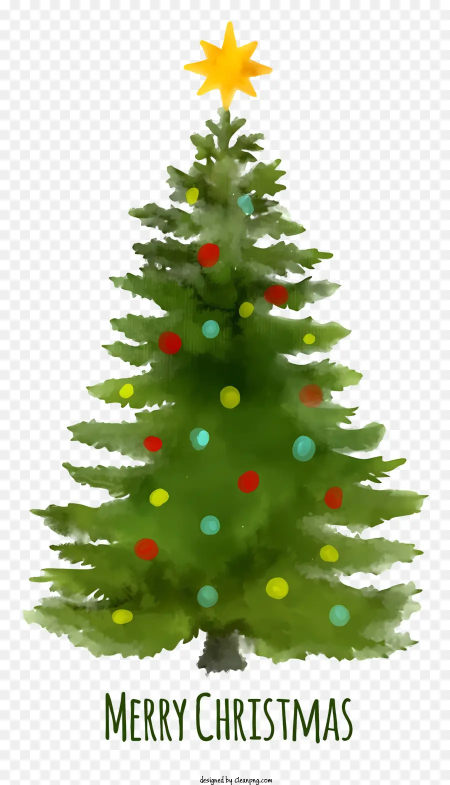 شجرة عيد الميلاد，رمز النجمة PNG