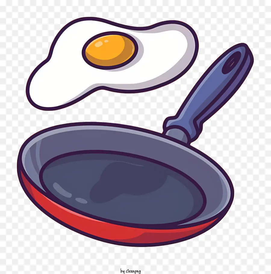 البيض المقلي，مقلاة PNG