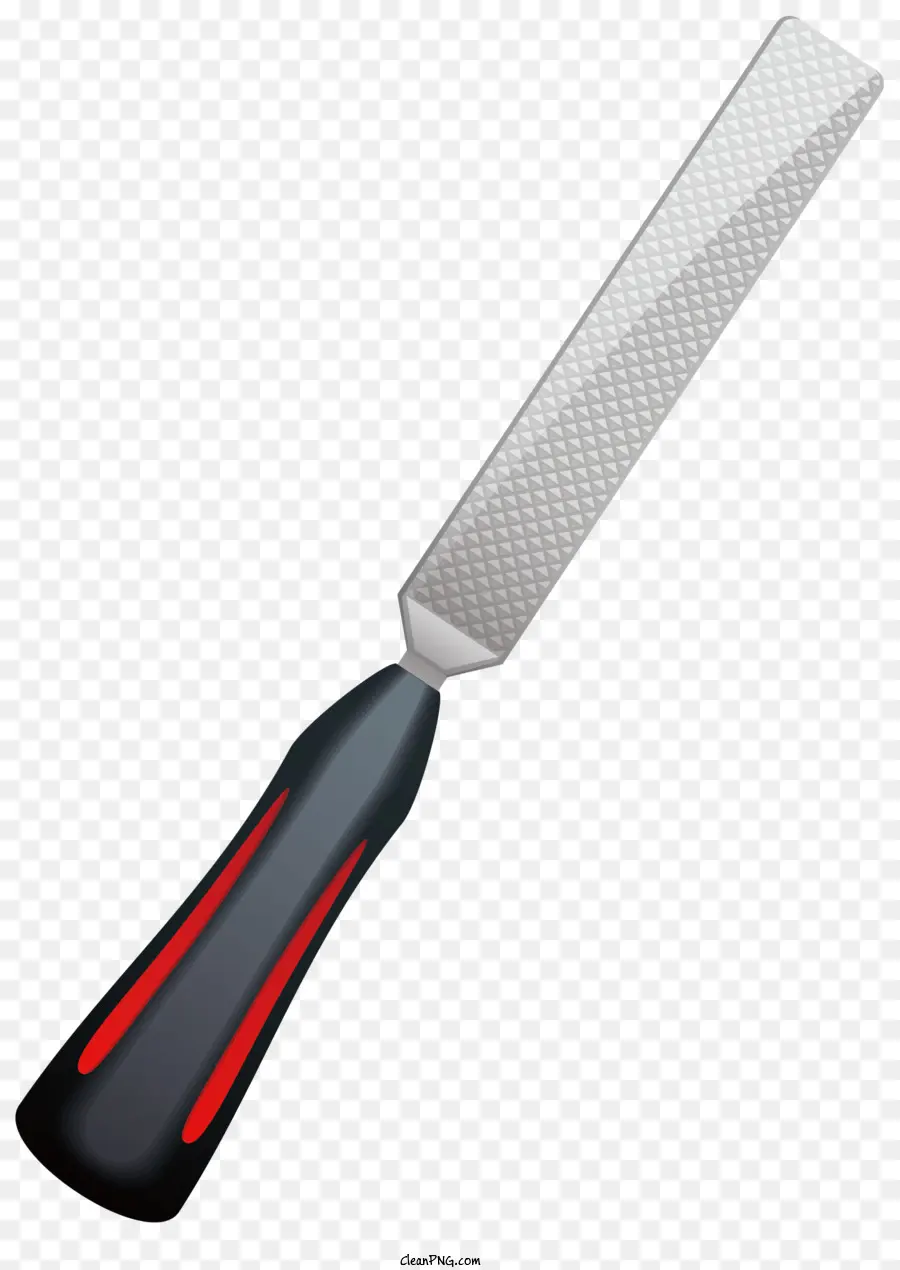 سكين البلاستيك الأحمر，خلفية سوداء PNG