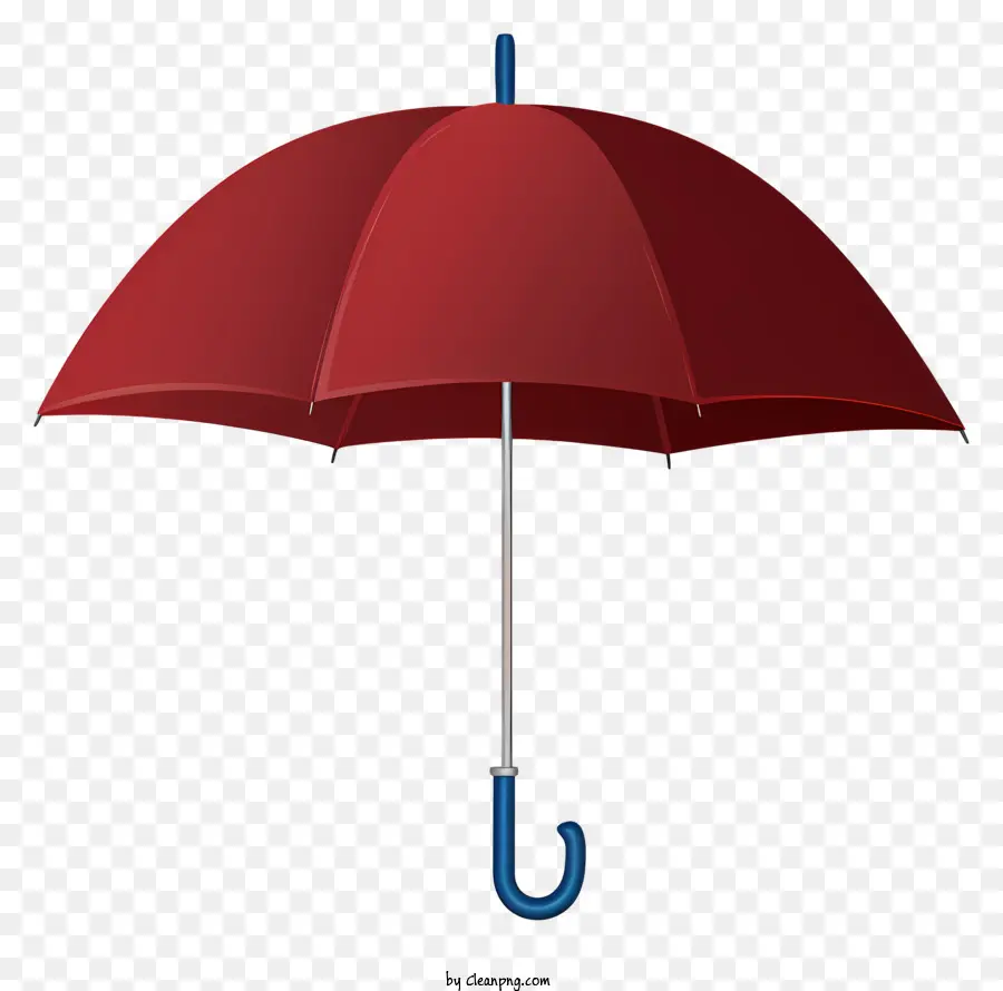المظلة الحمراء，مقبض أزرق PNG
