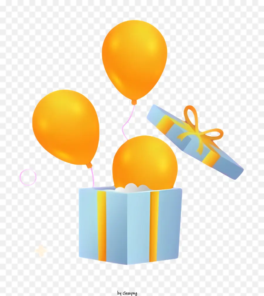 هدية عيد ميلاد，البالونات PNG