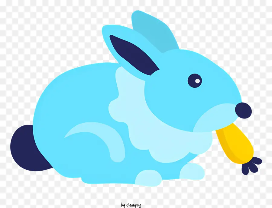 الأرنب الأزرق，العظم الأصفر PNG
