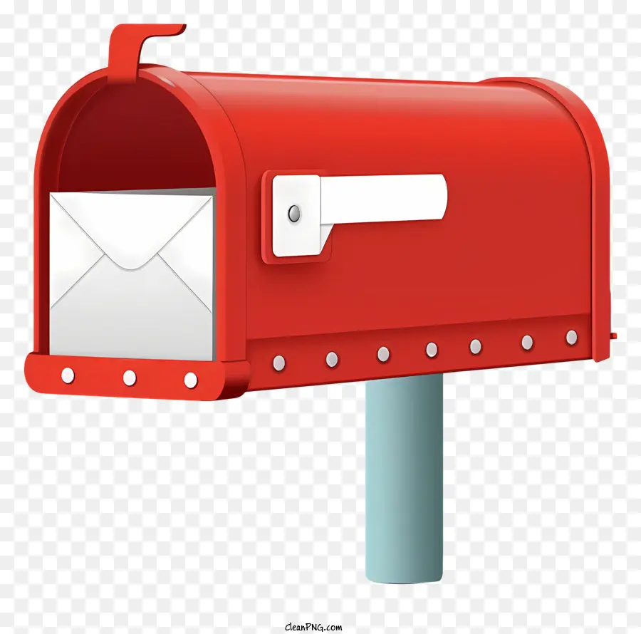 صندوق البريد الأحمر，فتح فتحة البريد PNG
