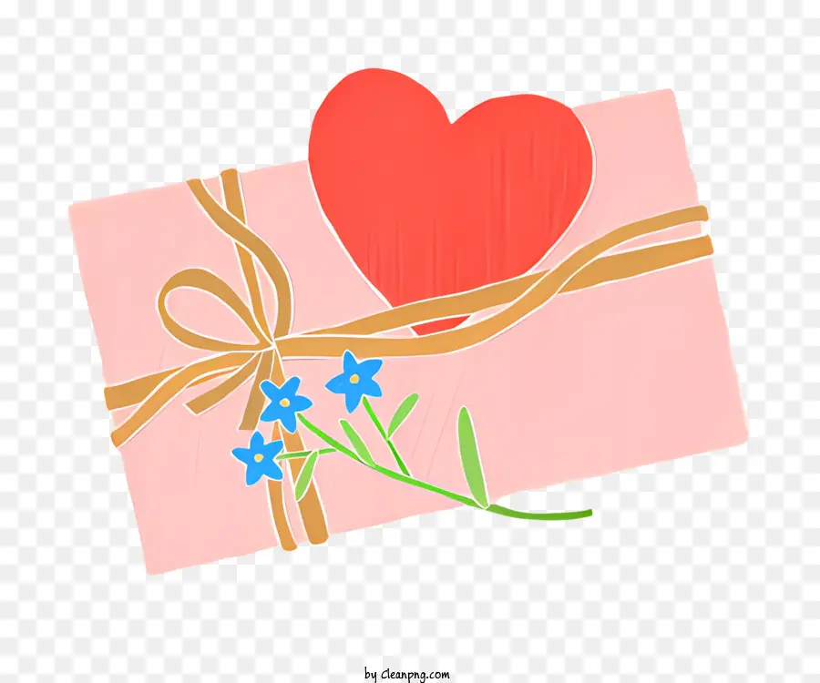 عيد الحب，هدية مربع PNG