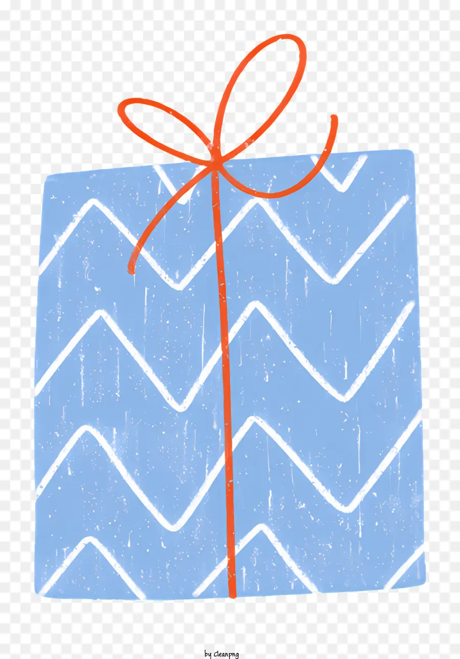 الأزرق هدية مربع，صندوق الهدايا مع القوس PNG