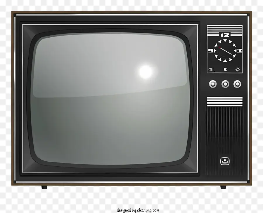 تلفزيون Oldstyle，التلفزيون بالأبيض والأسود PNG