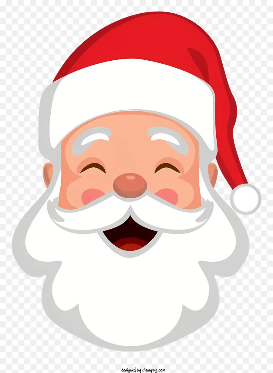 سانتا كلوز，الوجه المبتسم PNG