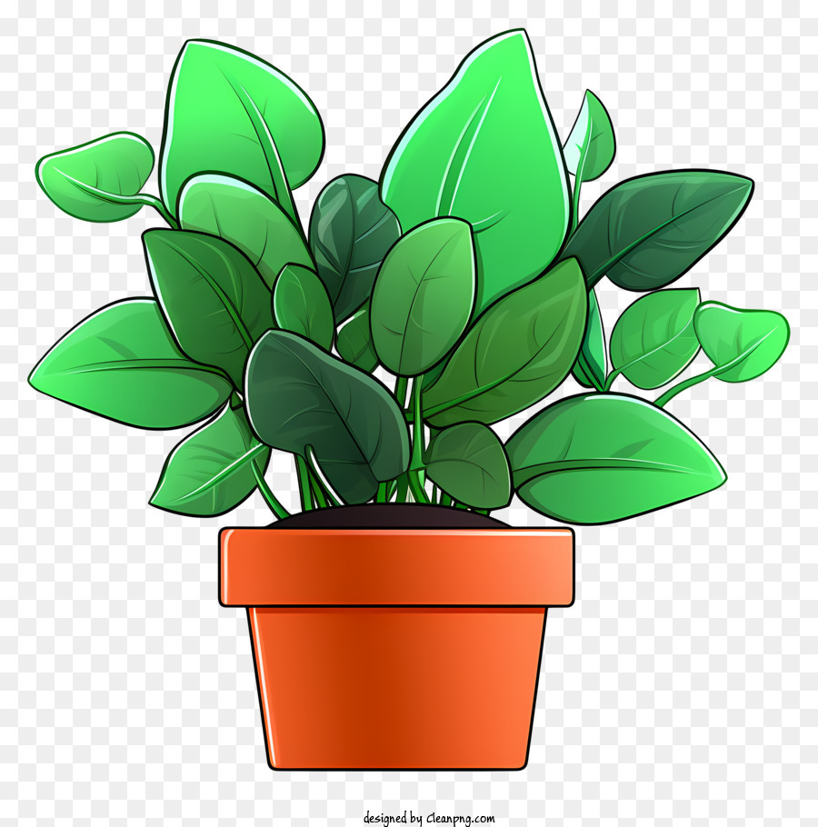 محفوظ بوعاء النباتات ل Houseplant الأوراق الخضراء ، صورة بابوا نيو غينيا