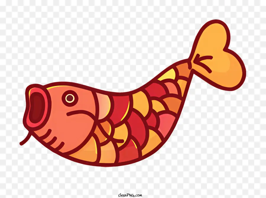 الكرتون الأسماك，فم كبير PNG