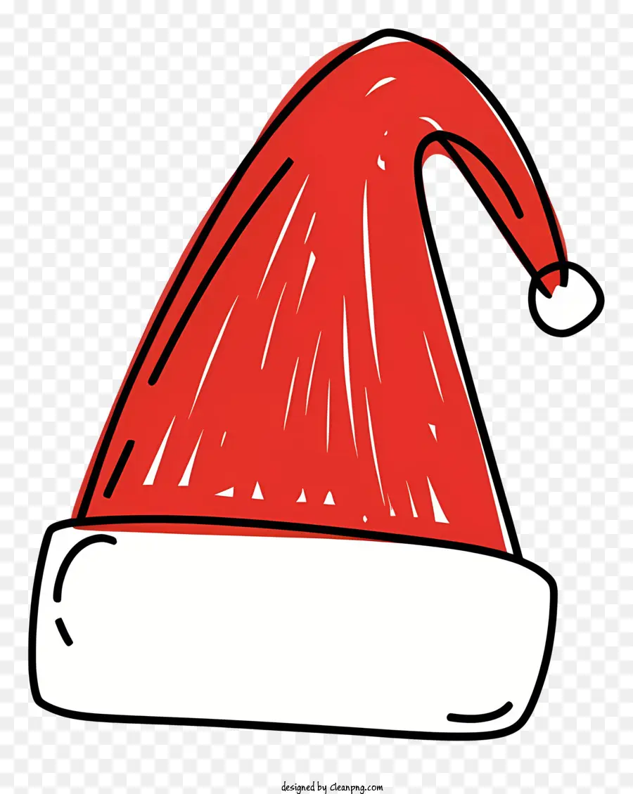 سانتا قبعة，قبعة عيد الميلاد PNG