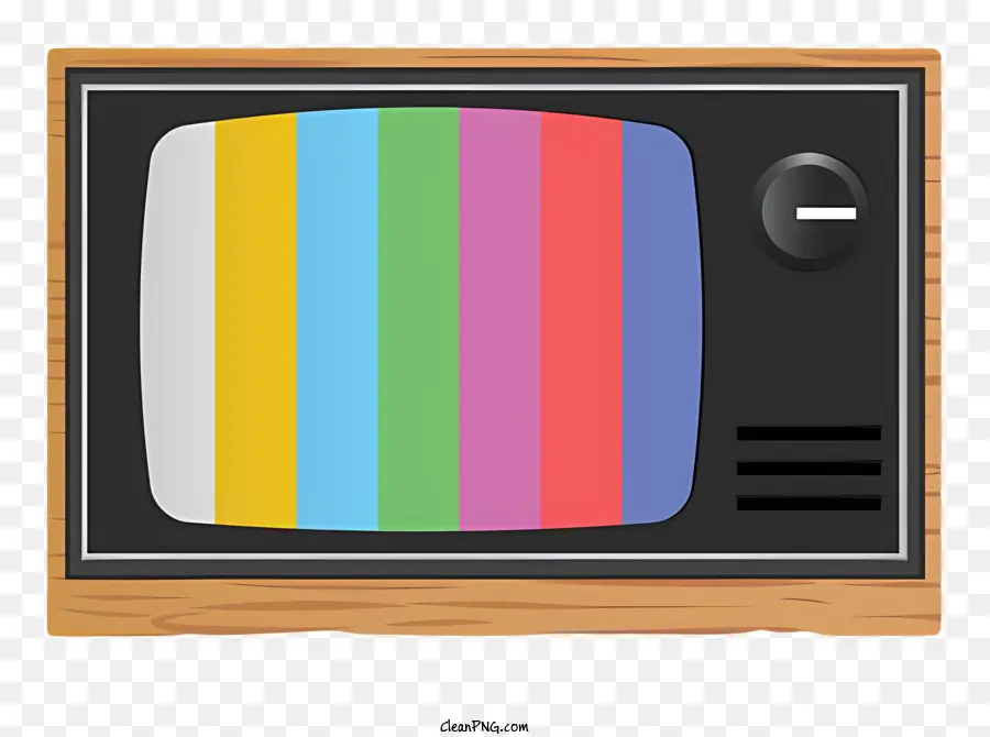 التلفزيون الخشبي，شاشة اختبار شريط الألوان PNG