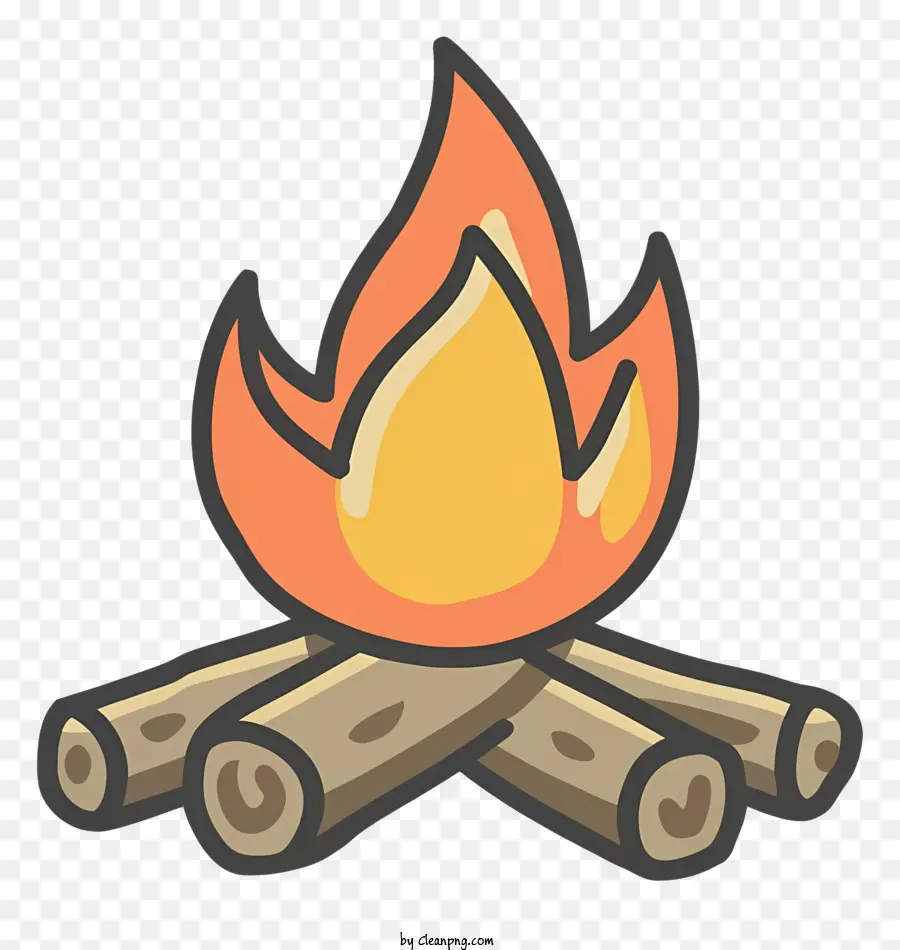 المعسكر，حرق PNG