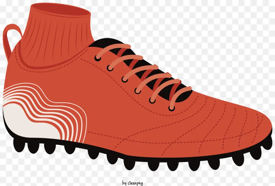 حذاء برتقالي，الحذاء المربوطة PNG