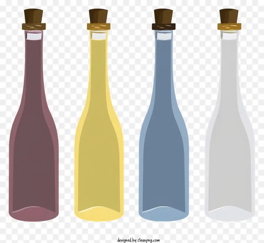 زجاجات النبيذ，الزجاجات PNG