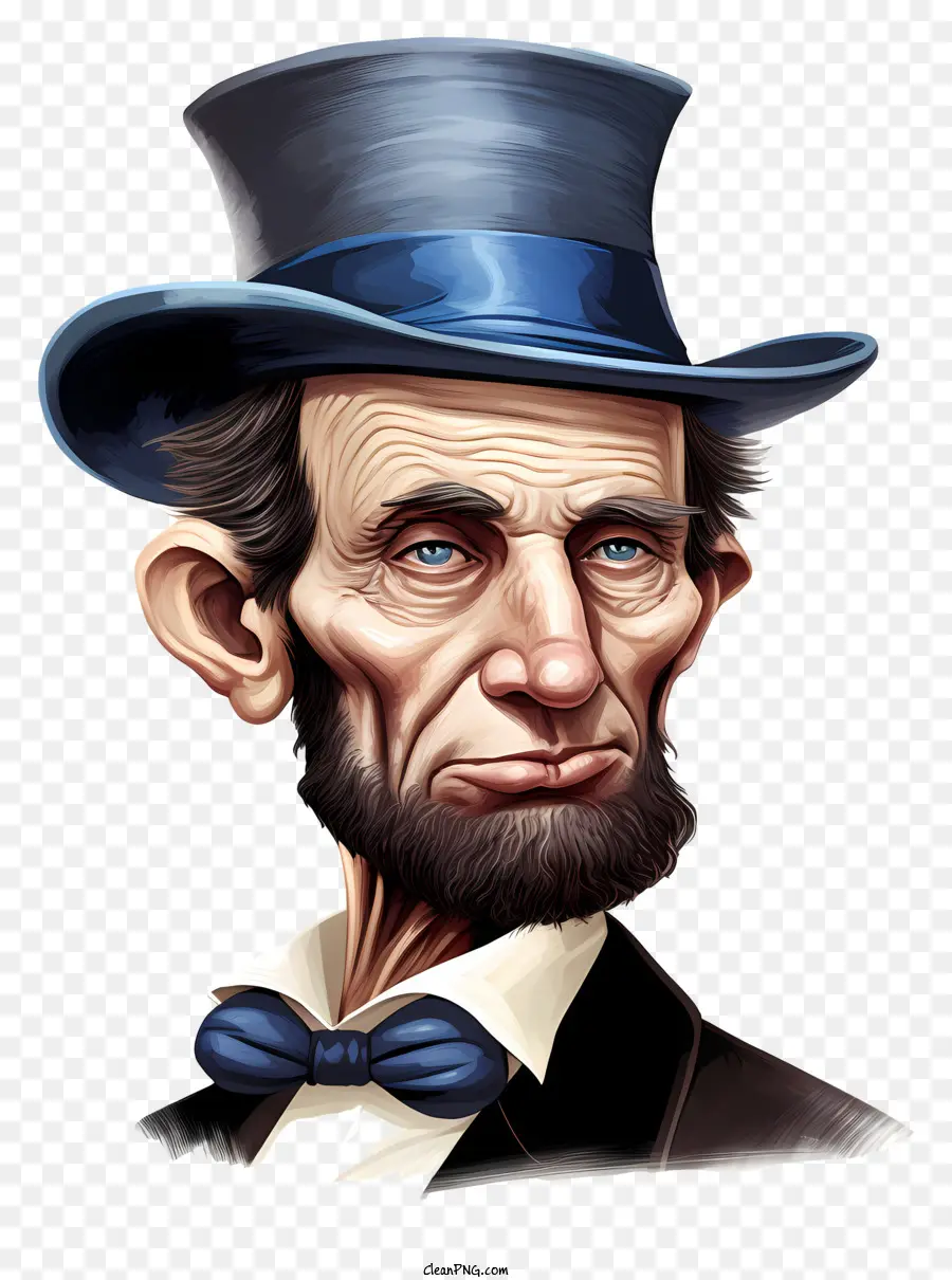 ابراهام لينكولن，قبعة PNG