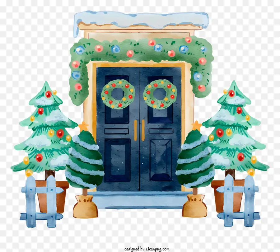 مشهد عيد الميلاد，الباب PNG