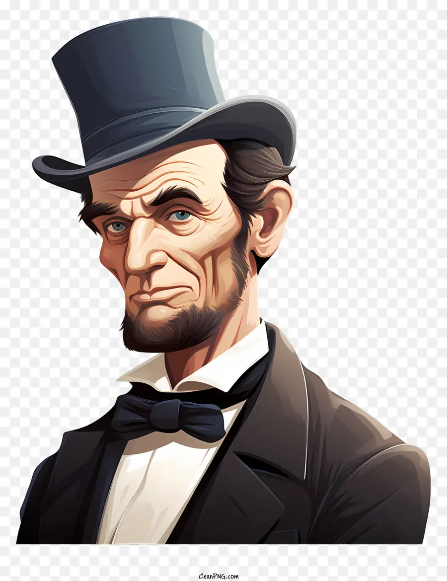 ابراهام لينكولن，السياسي الأمريكي PNG