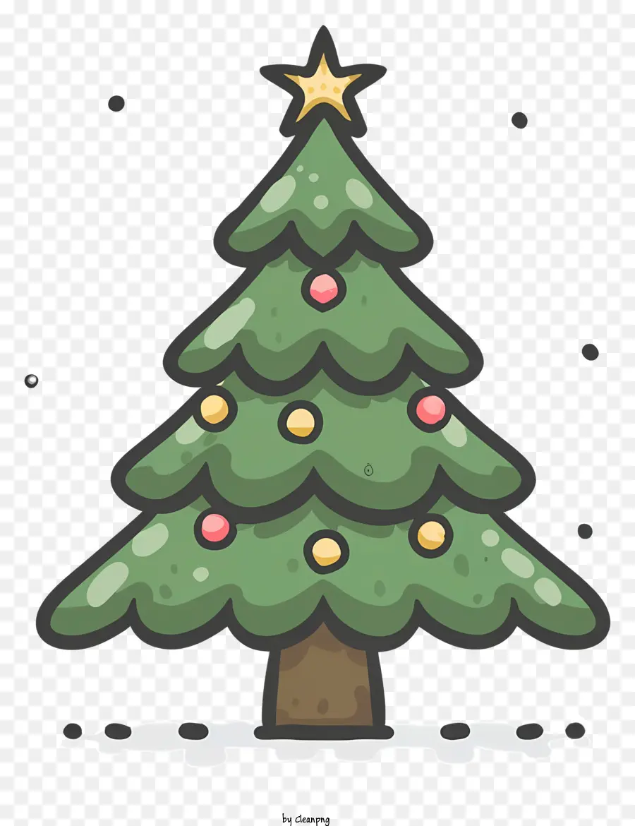 شجرة عيد الميلاد，الأخضر والأبيض PNG