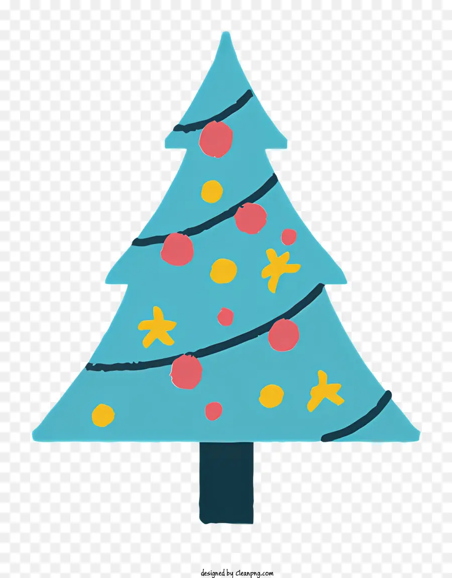 شجرة عيد الميلاد，شجرة عيد الميلاد الزرقاء PNG