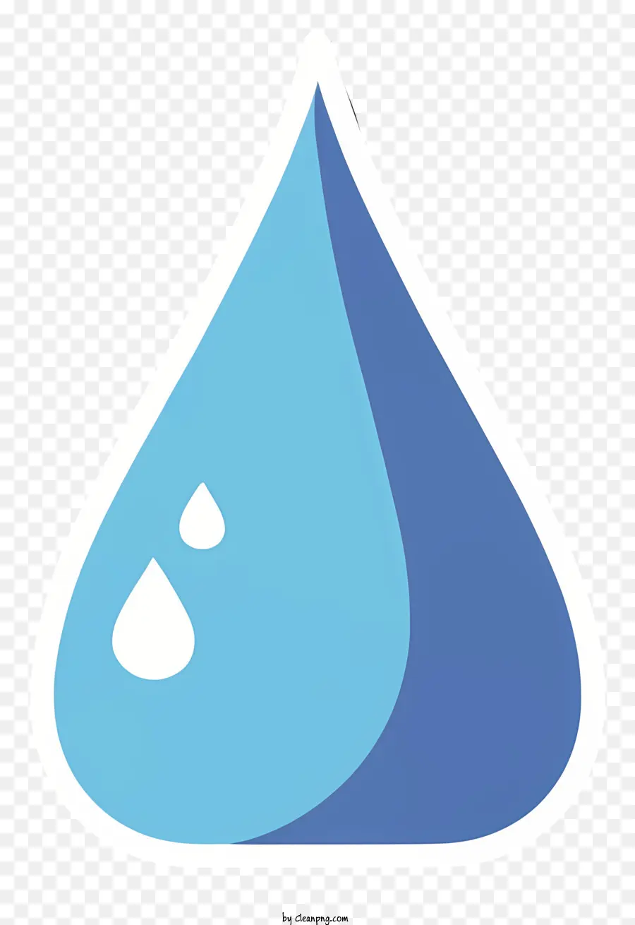 قطرة الماء，المياه الزرقاء PNG