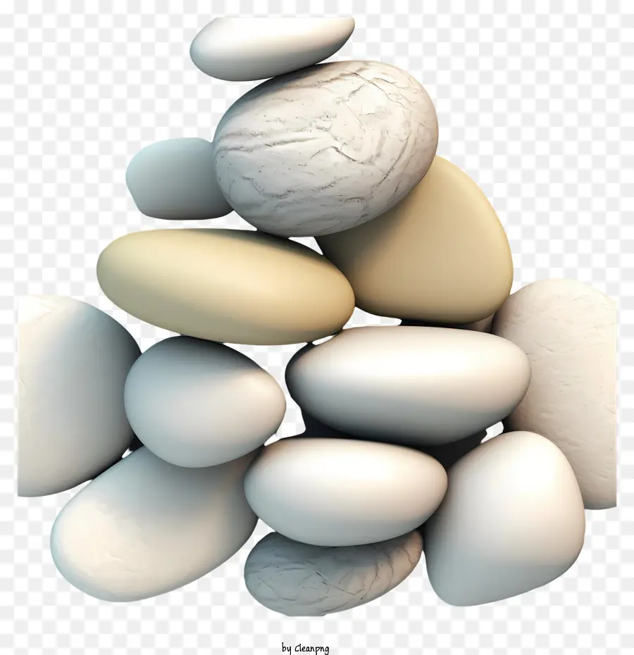 الصخور البيضاء，كومة من الصخور PNG