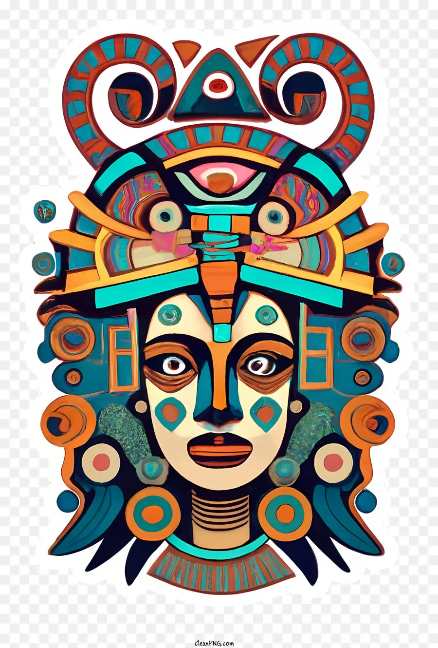 إلهة قديمة，روح من الثقافات القديمة PNG