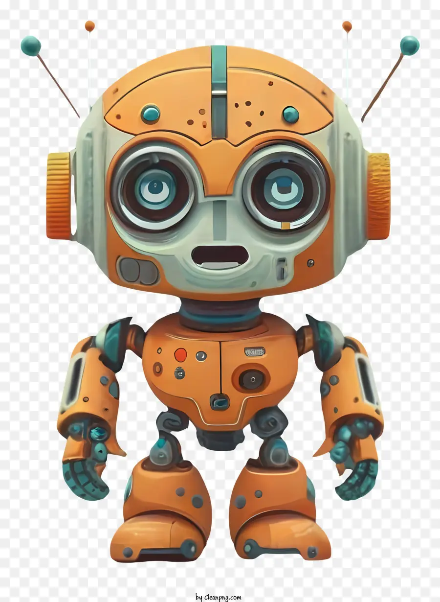روبوت مع الوجه البشري，روبوت بدلة الفضاء PNG