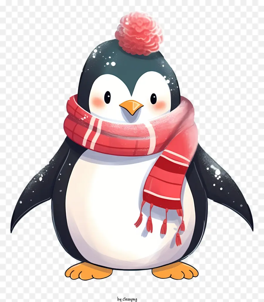 البطريق，الملابس الشتوية PNG
