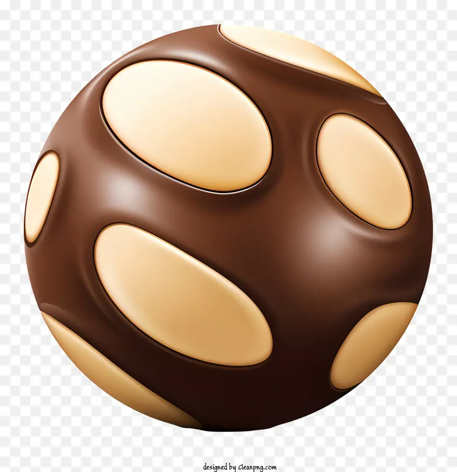 كرة الشوكولاتة，دوامات من الشوكولاتة PNG