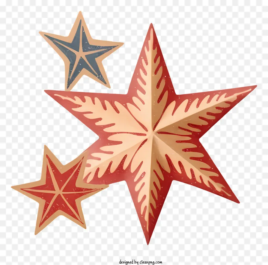 صورة النجوم，نمط متماثل PNG