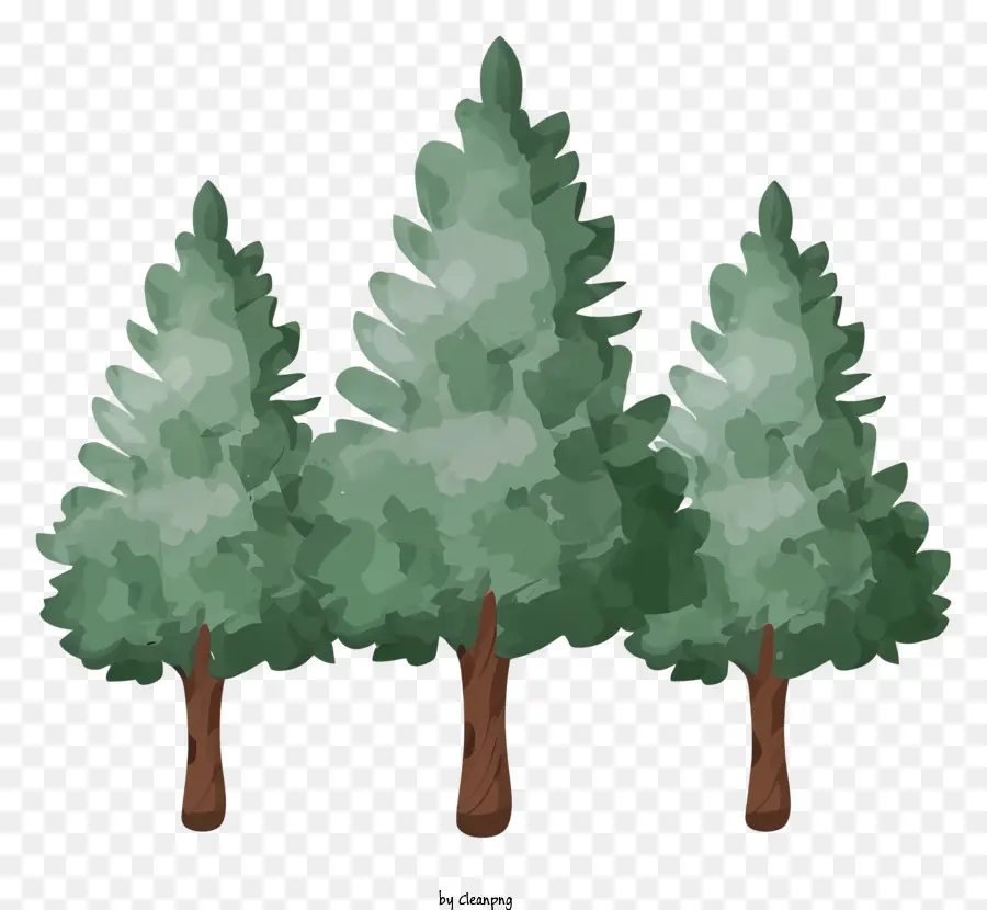 الأشجار，الأخضر PNG