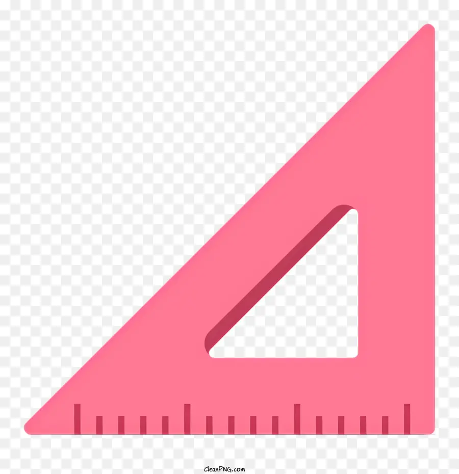 الوردي مثلث，سطح مستو PNG