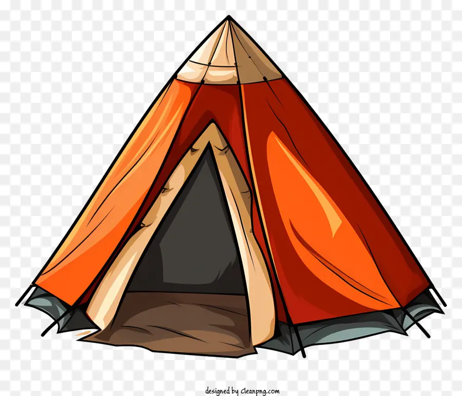 خيمة قماش حمراء，خيمة التخييم PNG