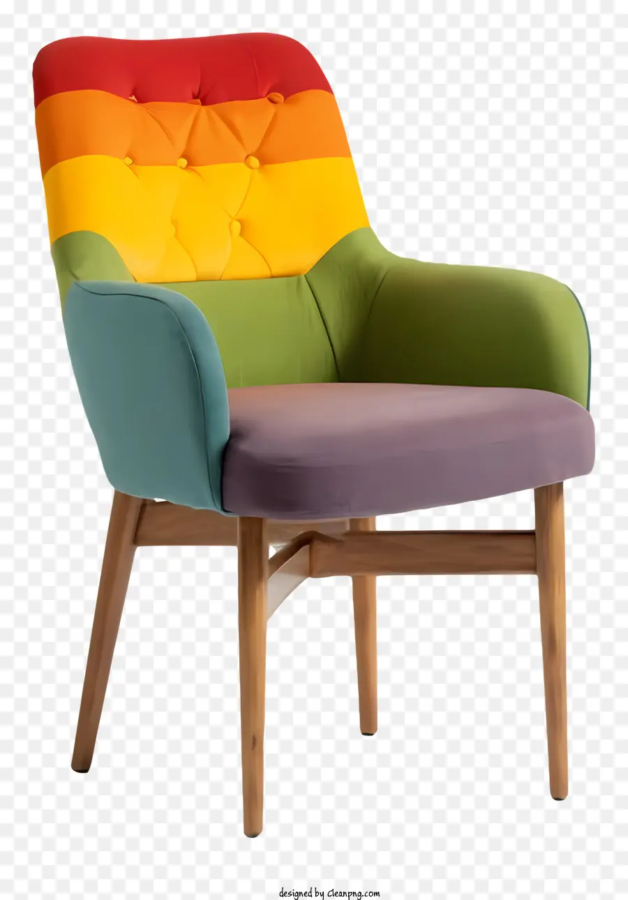 كرسي ملون，كرسي خشبي PNG