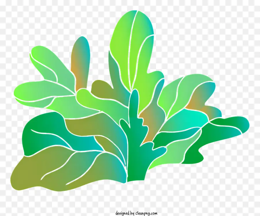نبات الورق，الأوراق الخضراء والأزرق PNG