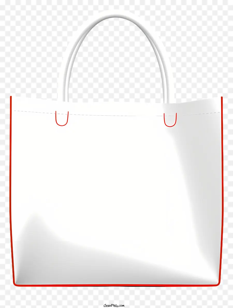 حقيبة تسوق，حقيبة بيضاء PNG