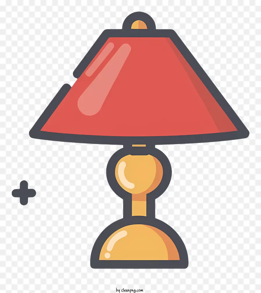 مصباح بالظلال الأحمر，ضوء لمبة PNG