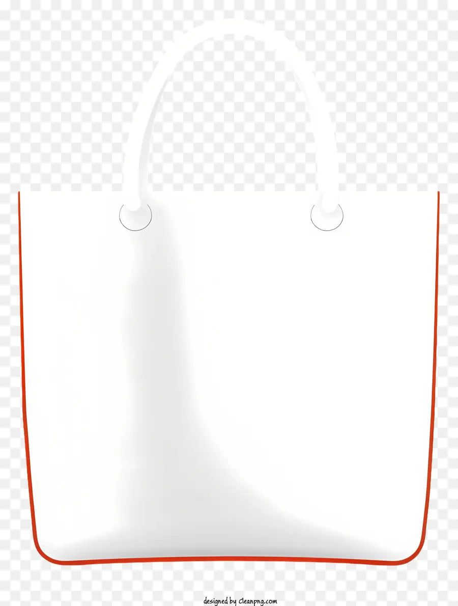 حقيبة حمل بيضاء，تقليم البرتقال PNG