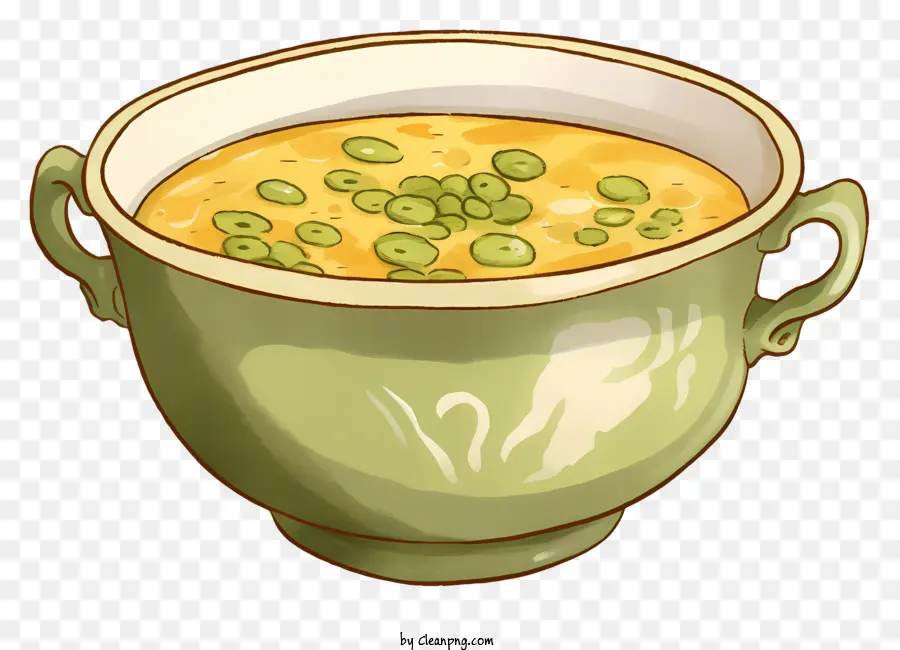 وعاء من الحساء，الصين الخضراء وعاء PNG