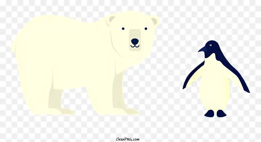 البطريق，الدب القطبي PNG